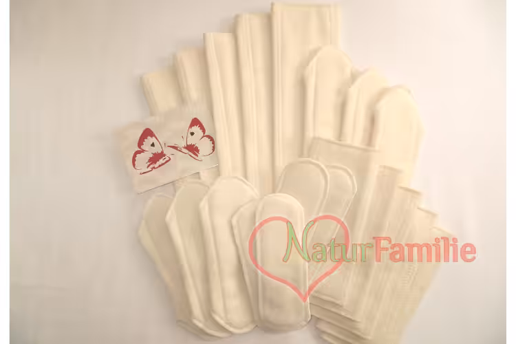 Bild Stoffbinden im Wochenbett