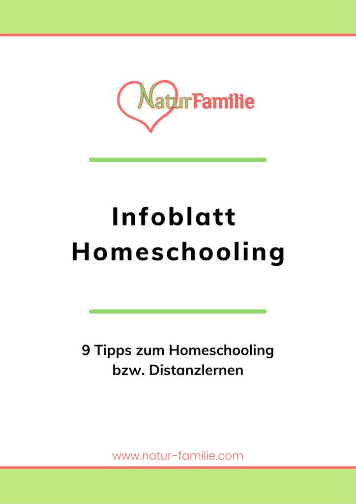 Infoblatt Homeschooling